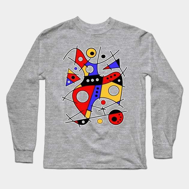 Harlequin Dancer No. 3 Long Sleeve T-Shirt by RockettGraph1cs